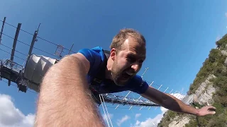 Прыжок с 207 метров (от первого лица), Skypark, Сочи