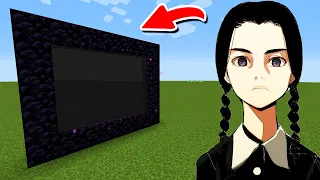 How To Make A Portal To The Wednesday Addams Dimension in Minecraft