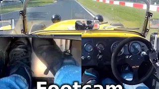 Sliding the Nürburgring GP / Nordschleife with Footcam