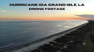 Grand Isle, La HURRICANE IDA DRONE FOOTAGE