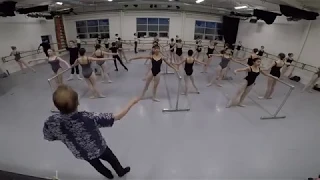 John Clifford's full student class 2-20-19  (The Portland Ballet)