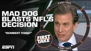 Dumbest thing in the history of the world! 😧 Mad Dog on NFL's neutral site decision 🤯 | First Take