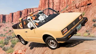 Cliff Drops #185 - BeamNG DRIVE | SmashChan