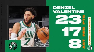 Denzel Valentine Posts 23 Points, 17 Rebounds & 8 Assists vs. Fort Wayne Mad Ants