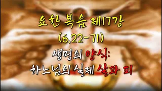 요한복음 제17강/ 6,22-71/ 생명의 빵: 하느님의 실제 살과 피/ 전삼용 요셉 신부