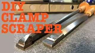 Home made clamping style metal scraper DIY with surprise footage