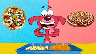 Rat A Tat Candy Pizza OR Vegetable Pizza Funny Animated dog cartoon Shows For Kids Chotoonz Tv