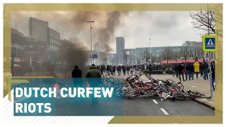 Dutch curfew riots