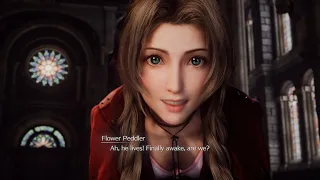 Cloud and Aerith church scene - Final Fantasy 7 Remake in 4k 60fps