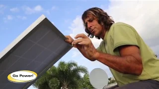 Go Power solar kit installation