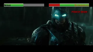 Batman vs Superman VS  fight  with healthbars