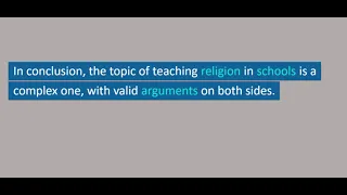 Should religion be taught in schools? IELTS Writing Task 2 (3rd May 2023)