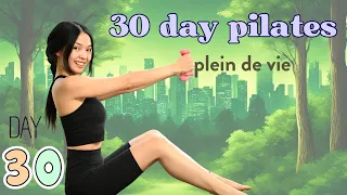 Day 30: 40 MIN FULL BODY PILATES WORKOUT | 30 Day Plein de Vie Challenge