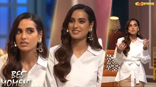 Best Moment 07 - Iqra Aziz | Hassan Choudary | The Talk Talk Show | Express TV