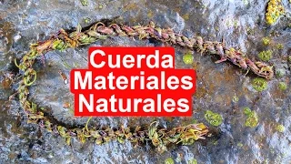 Cómo Hacer CUERDA RESISTENTE Solo Con Materiales Naturales