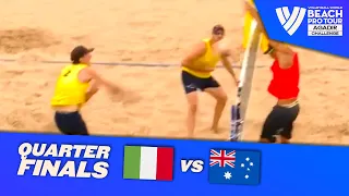 Carambula/Rossi vs. McHugh/Burnett - Quarter Finals Highlights Agadir 2022 #BeachProTour