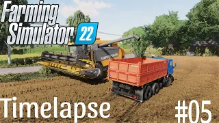 Farming Simulator 22 / карта Kolonia. Жнива пшениці комбайном SAMPO COMIA C12