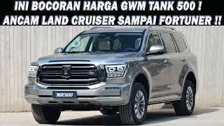 INI BOCORAN HARGA GWM TANK 500! ANCAM LAND CRUISER SAMPAI FORTUNER❗️