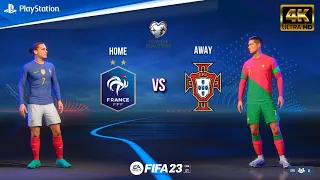 FIFA 23 - Portugal Vs France - Euro Qualifiers | Ft. Mbappe Ronaldo | PS5™ [4K60] Next Gen