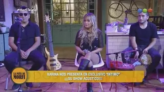 Karina - Todo De Mi. (Acústico en La Peña de Morfi Telefe 15/04/2018)