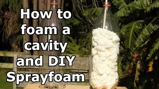 DIY spray foam and how to foam a cavity