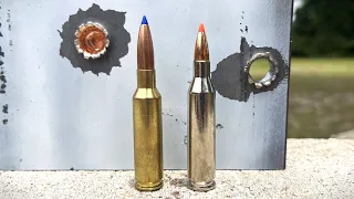 243 vs 6.5 Creedmoor: Not So Close On Mild Steel?