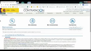 Añadir una licitación a tu perfil de la Plataforma de Contratación del Sector Publico