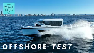 Quarken 27 Cabin Test Drive in the OCEAN