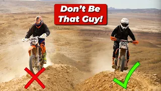 Don't do this if you want to lose your riding friends | Tips for Trail Etiquette