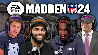 NFL QBs Play Madden 24 | Rookie Edition