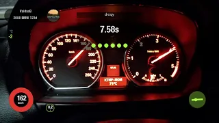 BMW E82 123d N47 STAGE 1 acceleration dragy 100-200 km/h