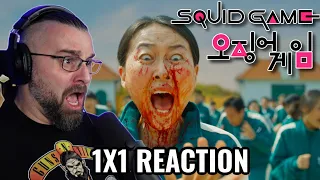 SQUID GAME 1X1 REACTION ''Red light, Green light'' 오징어 게임