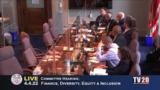 Finance, Diversity, Equity and Inclusion Committee Meeting April 4, 2022.