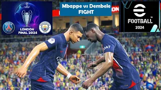 eFootball 2024 PC Gameplay | PSG vs Manchester City | UEFA Champions League Final | Phil Gaming OP