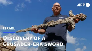 Israeli diver discovers 900-year-old crusader sword | AFP