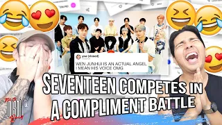 Seventeen Competes in a Compliment Battle | Teen Vogue | REACTION