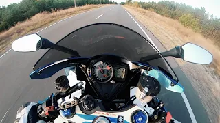 Максимальная скорость на спорт-байке  || Suzuki GSX-R 1000 ||