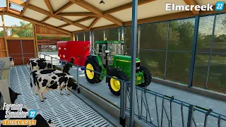Weeds Control. Sowing Grass & Barley. Animal Care & Cultivating🔸Farming Simulator 22🔸Elmcreek #22🔸4K