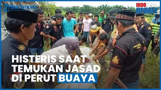 Jenazah Bocah Dikeluarkan dari Perut Buaya di Kutai Timur dan Tampak Utuh, Warga Menangis Histeris