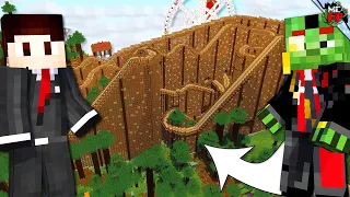 Los geht's! XXL HOLZACHTERBAHN bauen 🎢 Minecraft Freizeitpark