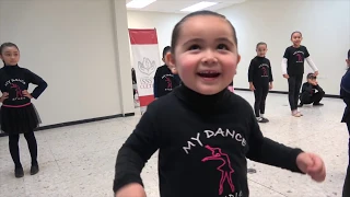 Miguelita misbehaves at dance class - Bely and Beto`s Show.