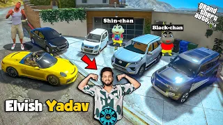 Franklin and ShinChan and BlackChan Stolen Elvish Yadav indian cars GTA 5 | Elvish Yadav Car Stolen