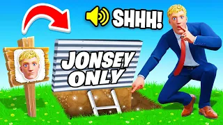 I Went UNDERCOVER in a JONESY ONLY Tournament! (Fortnite)