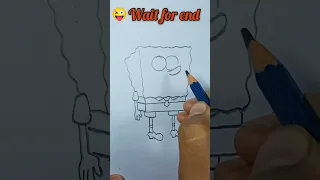 SpongeBob SquarePants drawing #shorts #youtubeshorts #trending