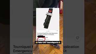 🚨How to spot a fake CAT Tourniquet! #traumapak