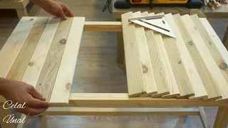 Woodworking // Simple wooden table