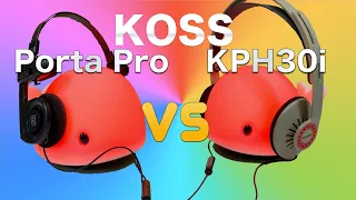 KOSS Porta Pro vs KPH30i comparison review (shot on iPhone SE 2)