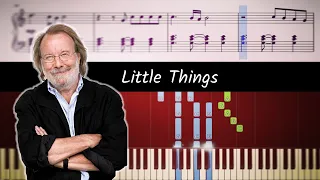 ABBA - Little Things - ACCURATE Piano Tutorial + SHEETS