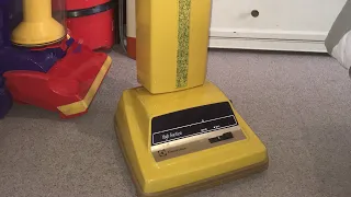 Vintage 1979 Electrolux 504 upright vacuum cleaner after refurb