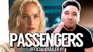 Passengers Official Trailer #1 REACTION!!!